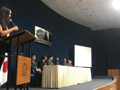 Foto da Notícia: OAB-MT sedia palestra para comemorar 25 anos de fundação do curso de Direito do Univag