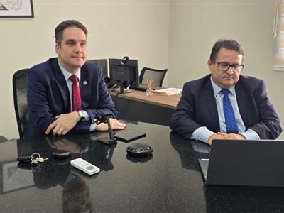 Notícia destaque: Bruno Casagrande participa de reunião estendida e convida para encontro nacional de dirigentes em Cuiabá